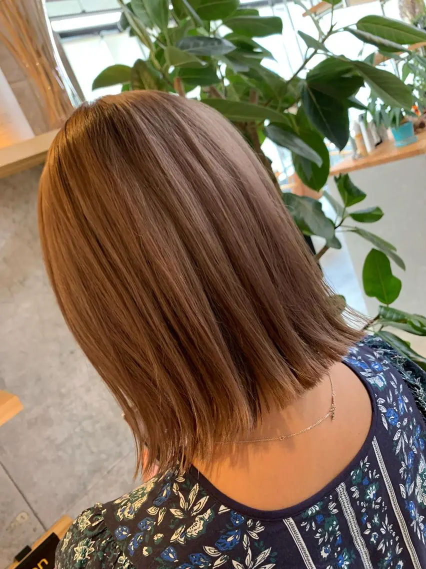 ショート カラー ヘアカラー トリートメント 天野 開のヘアスタイル