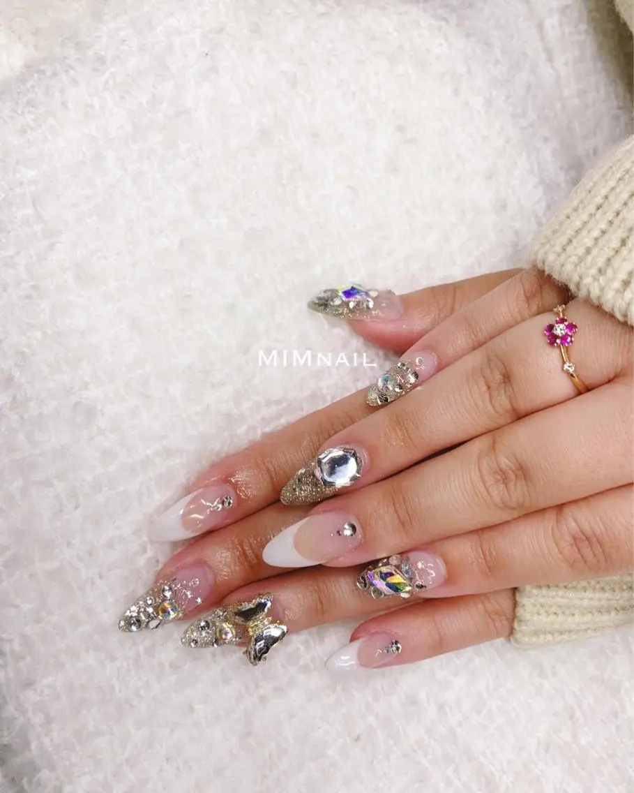 ネイル フレンチネイル グラデーション スカルプネイル *･*MIMnail 1号店･*:･*のネイルデザイン