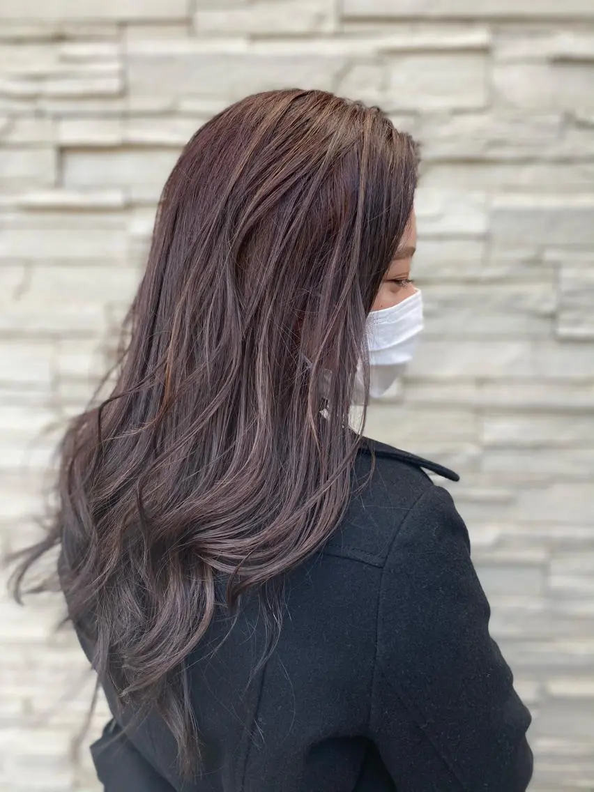 ロング ハイライト カット ヘアカラー トリートメント 😺ヒアリング 重視😺小川のヘアスタイル