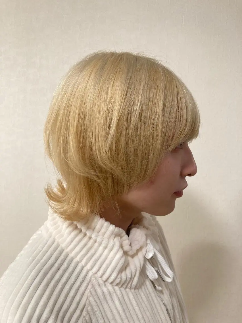 ミディアム カラー メンズ カット ヘアカラー FUGO原宿【代表】 髪質改善/イイヌマのヘアスタイル