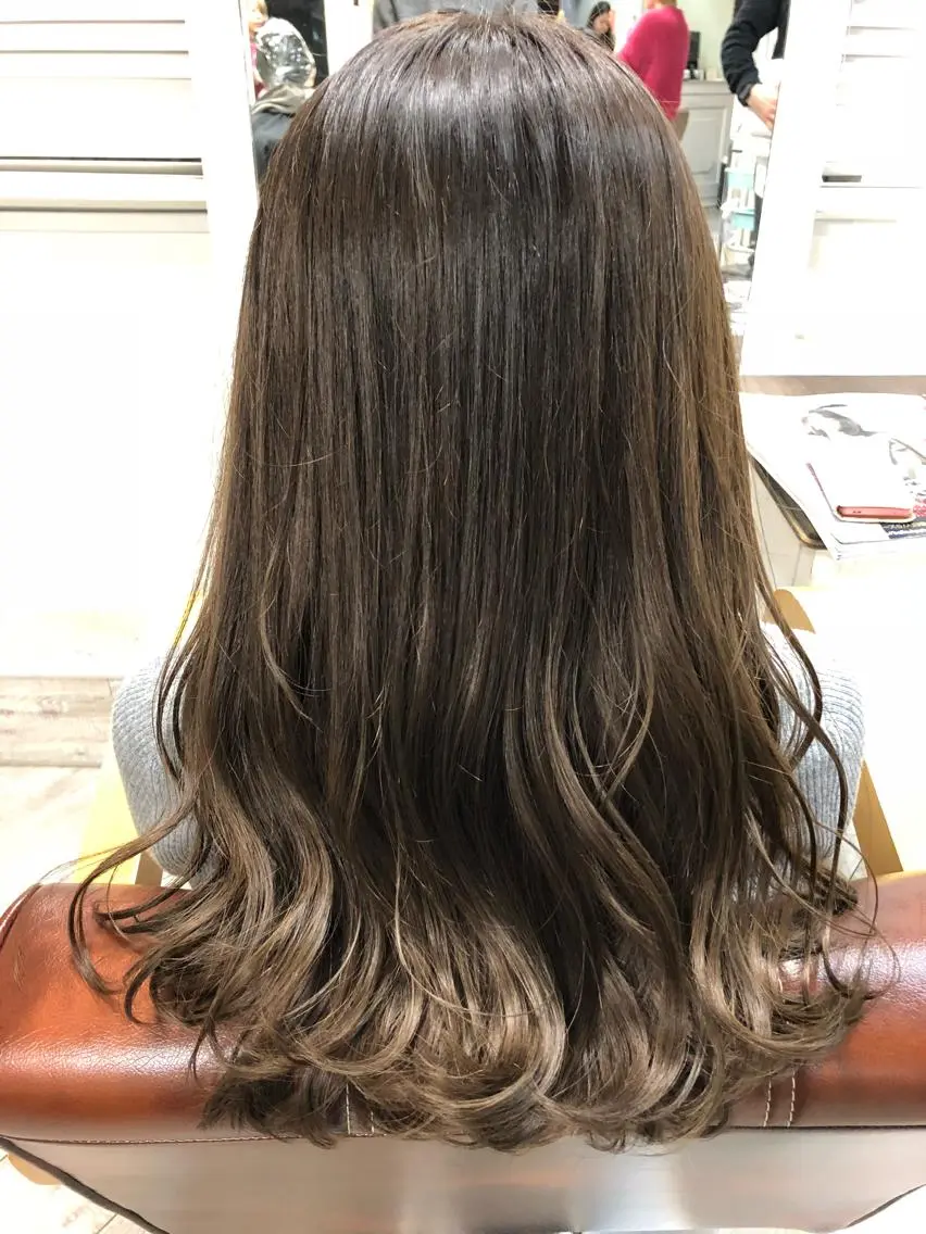 ロング カラー ベージュカラー 三軒茶屋/髪質改善 やまなかのヘアスタイル