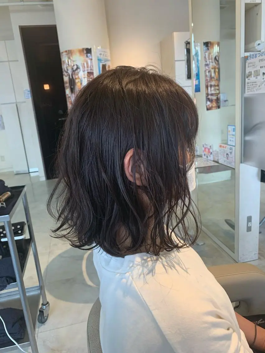 ミディアム トリートメント 本田 卓也のヘアスタイル