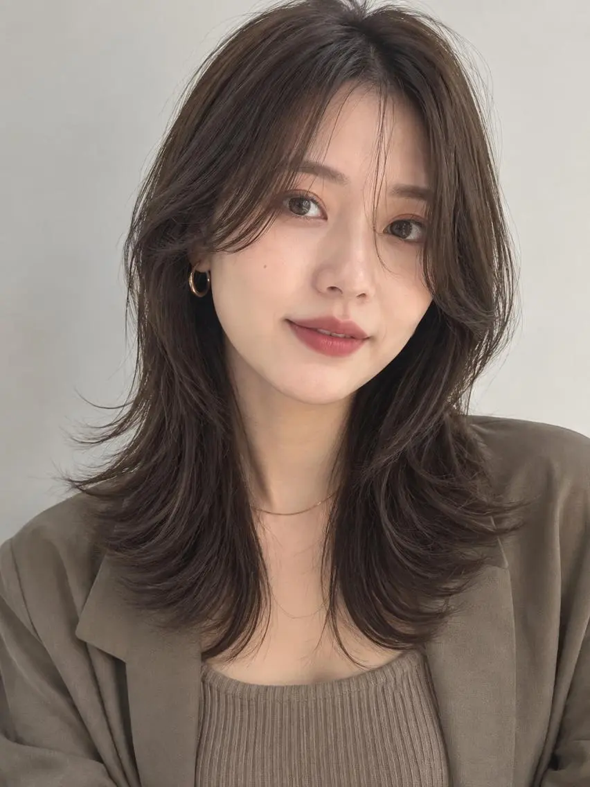 セミロング カラー ブリーチ ケアブリーチ 透明感カラー ダブルカラー イヤリングカラー カット ヘアカラー トリートメント ヘッドスパ "オトナ髪”/ LAKA TOCCAのヘアスタイル