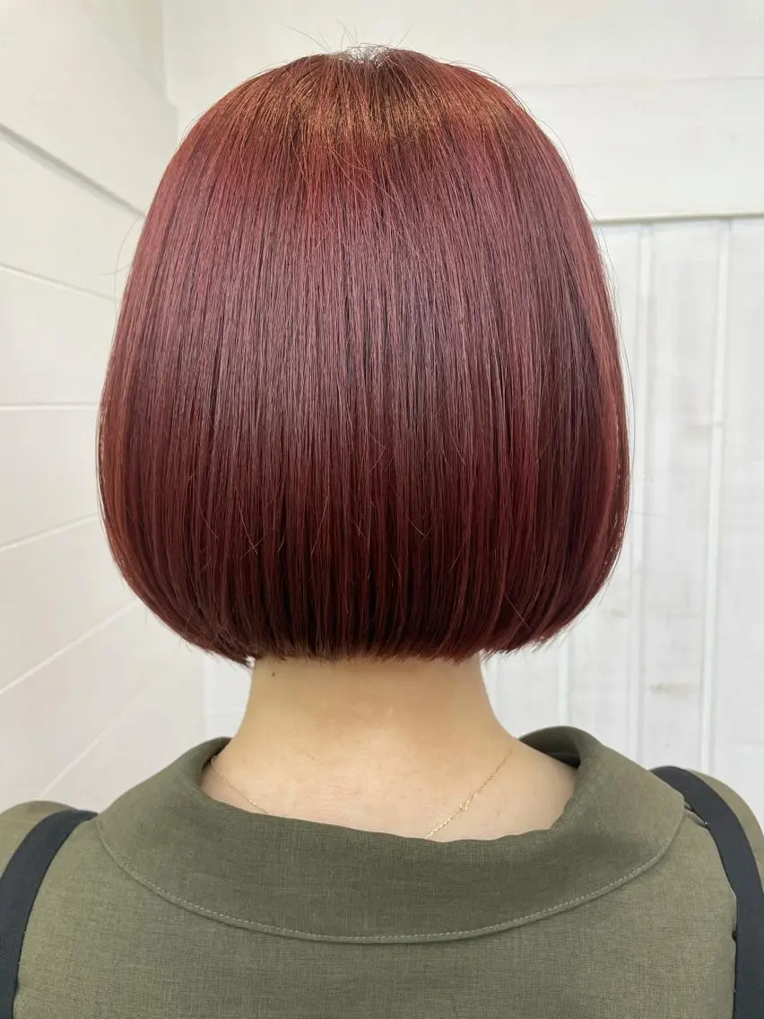ショート カラー ヘアアレンジ カット ヘアカラー トリートメント 前髪顔周り✂️店長 ❤️アマミヤ❤️のヘアスタイル