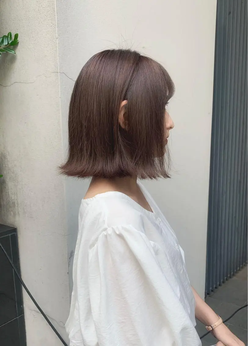 ショート カラー ベージュカラー ヘアカラー トリートメント 矢野 晃平のヘアスタイル