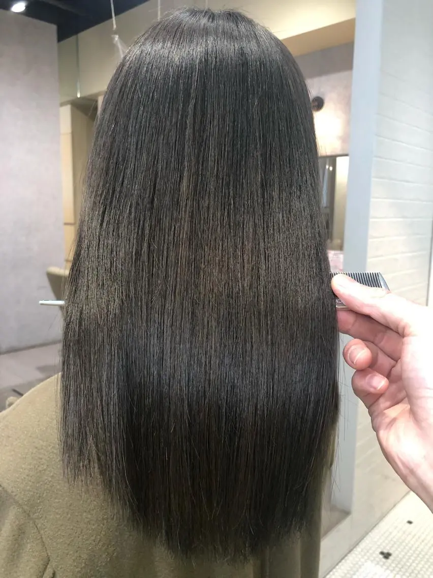 ミディアム ヘアカラー トリートメント 【髪質改善特化･ 福田航洋】のヘアスタイル