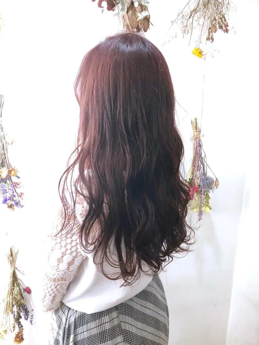 ロング ハイライト 東梅田エリアカラー ヘアセットNo. 1のヘアスタイル