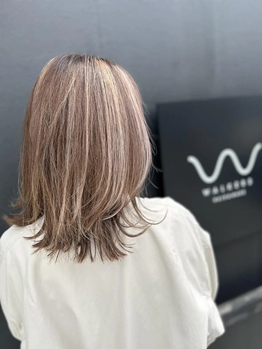 ミディアム 似合わせ透明感カラー 宇治　ヤマノのヘアスタイル
