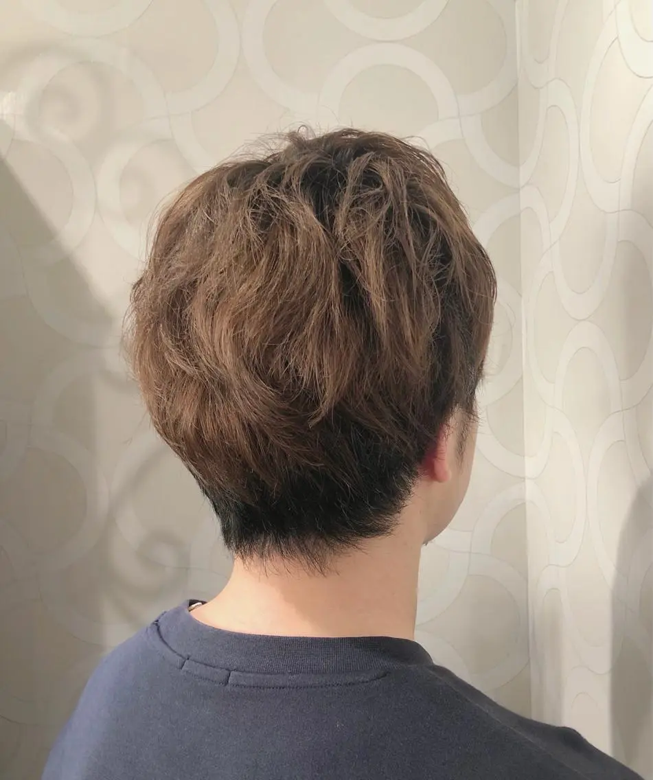 カラー メンズ ベージュカラー 艶髪 ♡Tomiyaのヘアスタイル