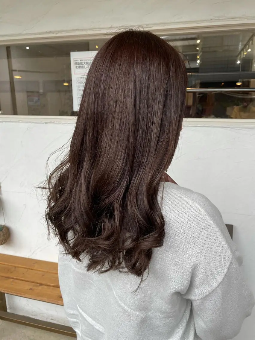 カラー ベージュカラー イルミナカラー ラベンダーカラー 後藤 陽花子のヘアスタイル
