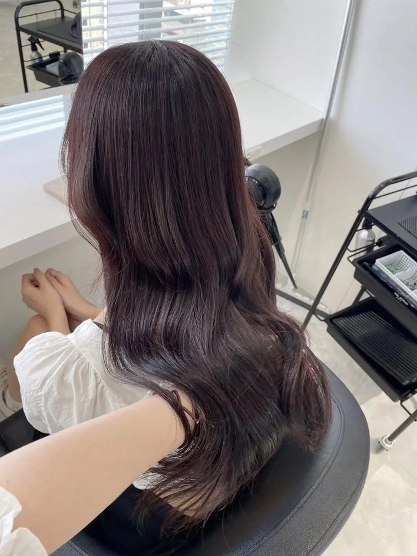 カラー 透明感カラー🌿 yuika🤎🍨のヘアスタイル