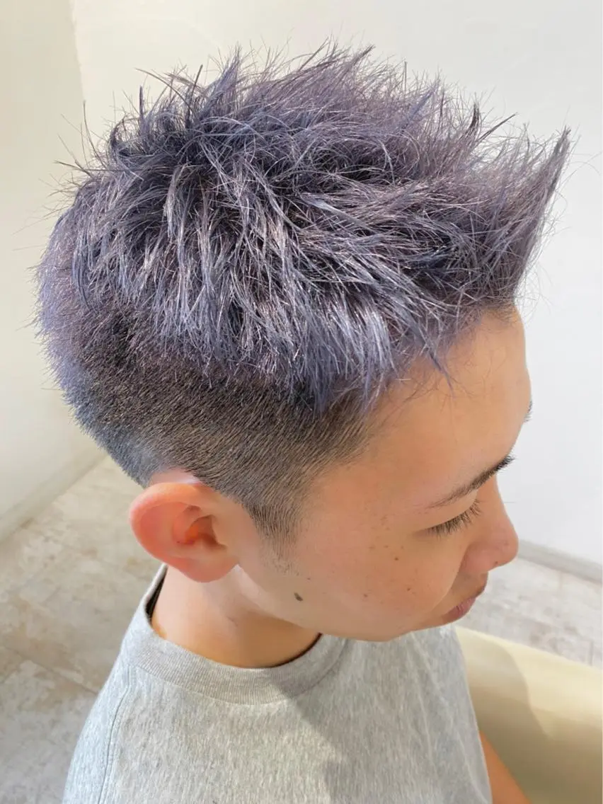ショート カラー メンズ Design Color🐰アユミのヘアスタイル
