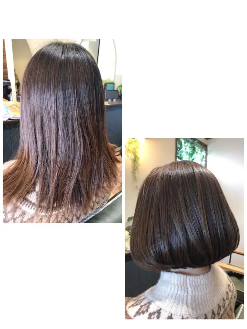 ミディアム カラー Ray hair 春日部のヘアスタイル