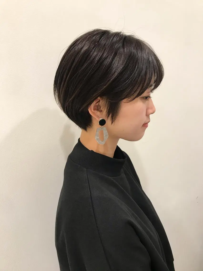 ショート クロスパーマ松永裕久 似合わせカットのヘアスタイル