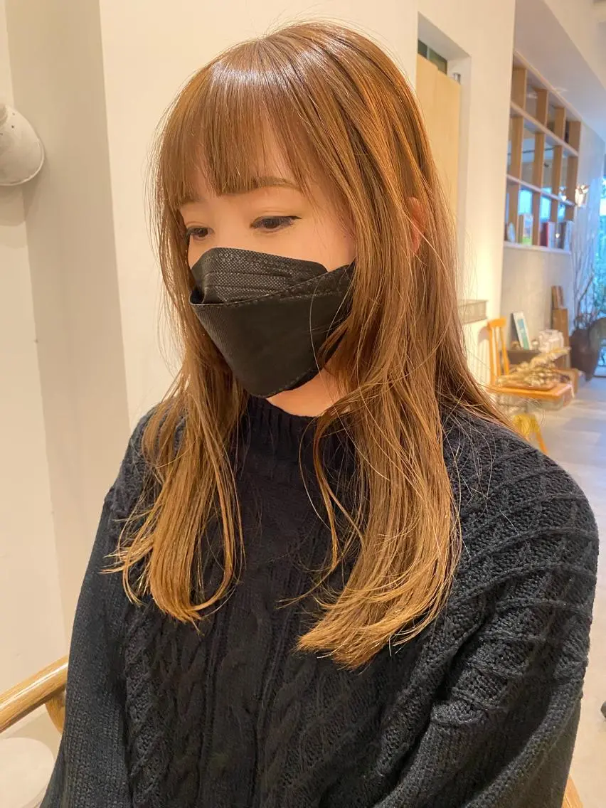 ロング 高円寺/loca/ 田中南帆のヘアスタイル