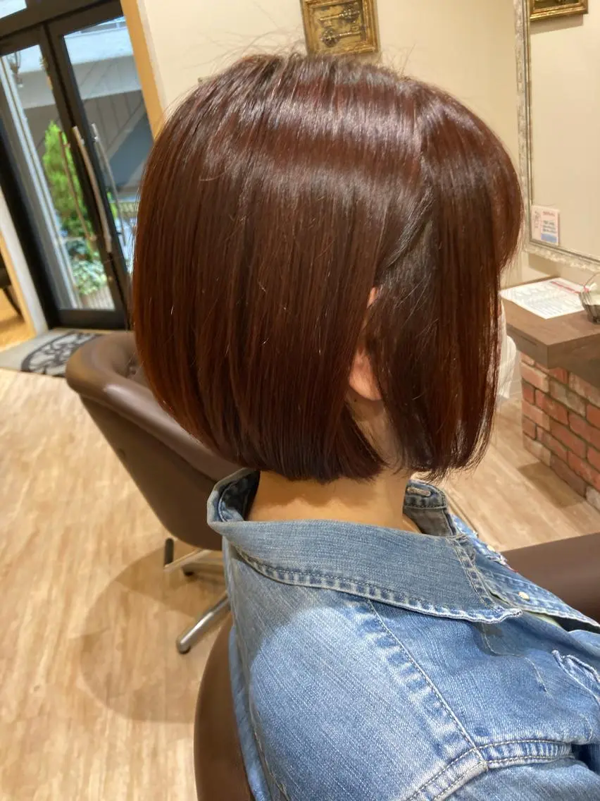 ショート ボブ 佐藤 睦月のヘアスタイル