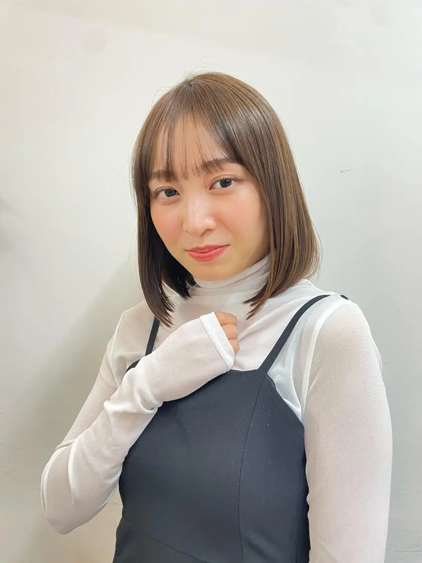 ミディアム ❤️ショートカット ・顔周りカット❤️のヘアスタイル