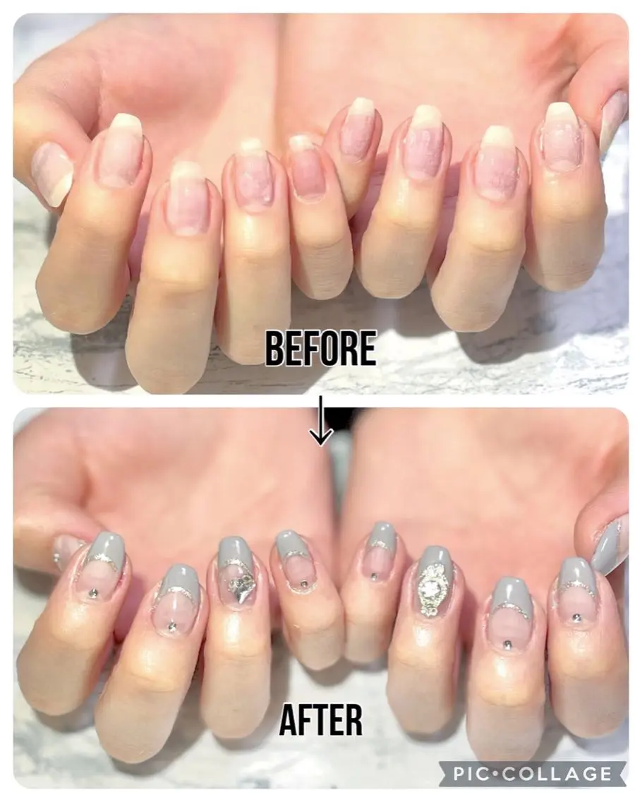 ネイル フットネイル ニュアンスネイル シンプルネイル 春ネイル 夏ネイル nail fufla ♡yamane♡のネイルデザイン