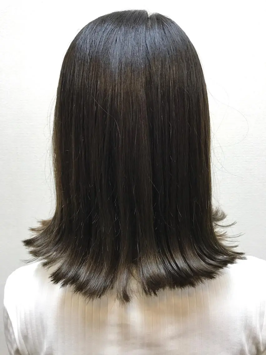 ミディアム カラー 吉森 満俊のヘアスタイル