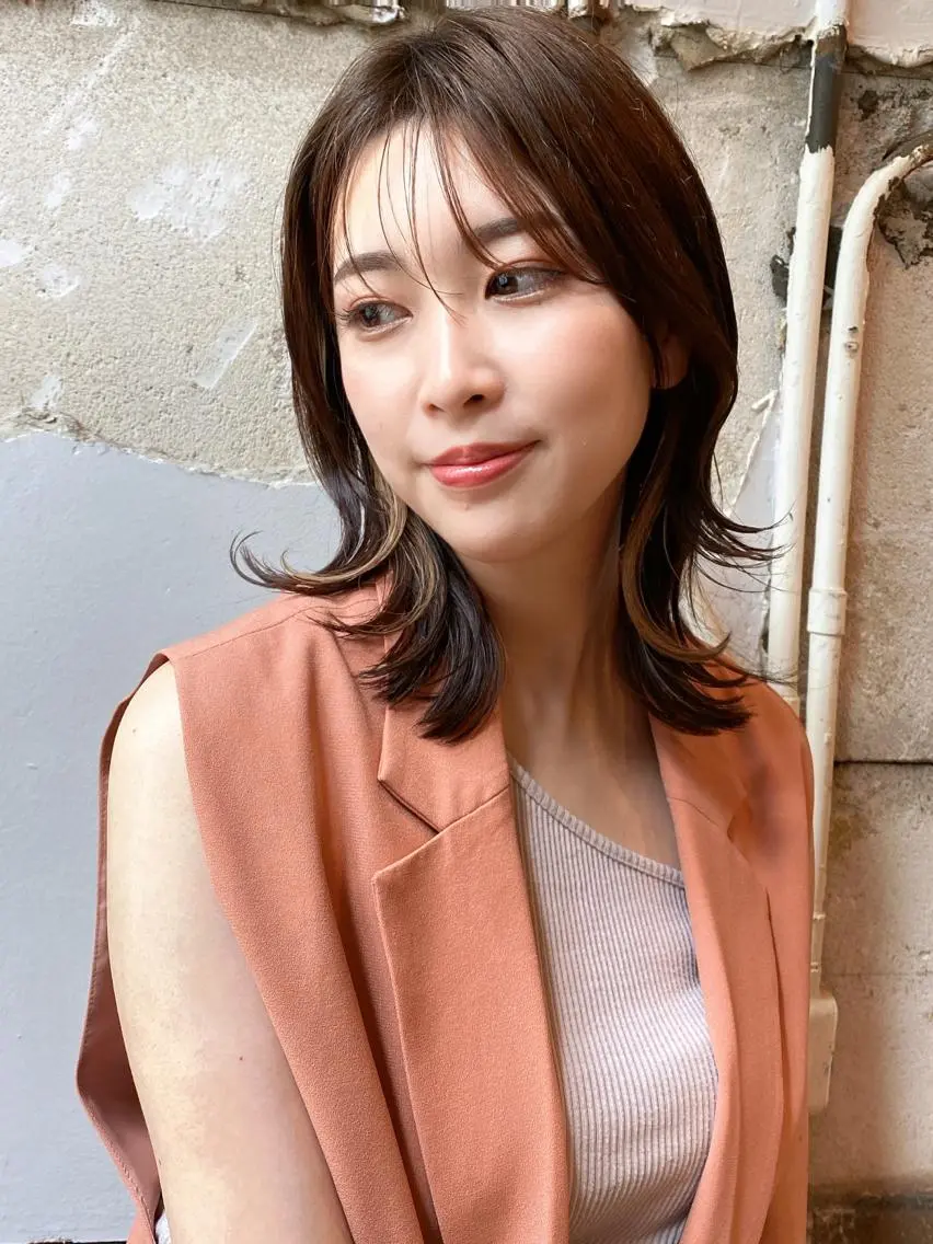 ミディアム カラー ショート職人 美容師【KENTA】のヘアスタイル