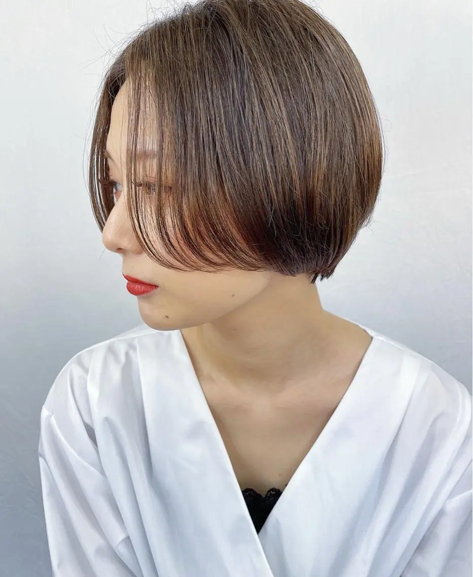 ショート カラー ハイライトカラー ハイライト ショートヘア パーマ/パーマ落とし 【Kouta】のヘアスタイル