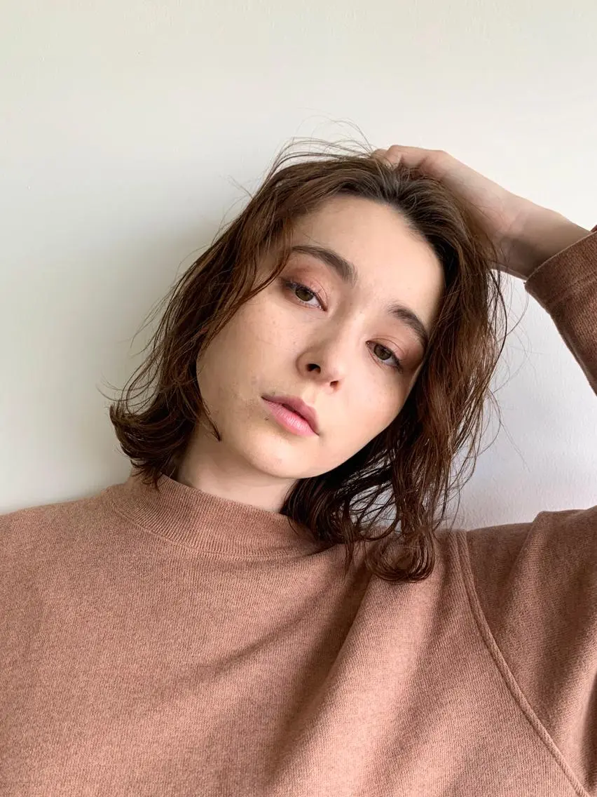 ショート カラー ヘアカラー トリートメント ヘアセット 🌿似合わせ透明感 カラー松本朋幸🌿のヘアスタイル