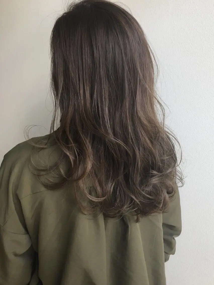 セミロング カット ヘアカラー トリートメント peige 斉藤✨大人ヘアー✨のヘアスタイル