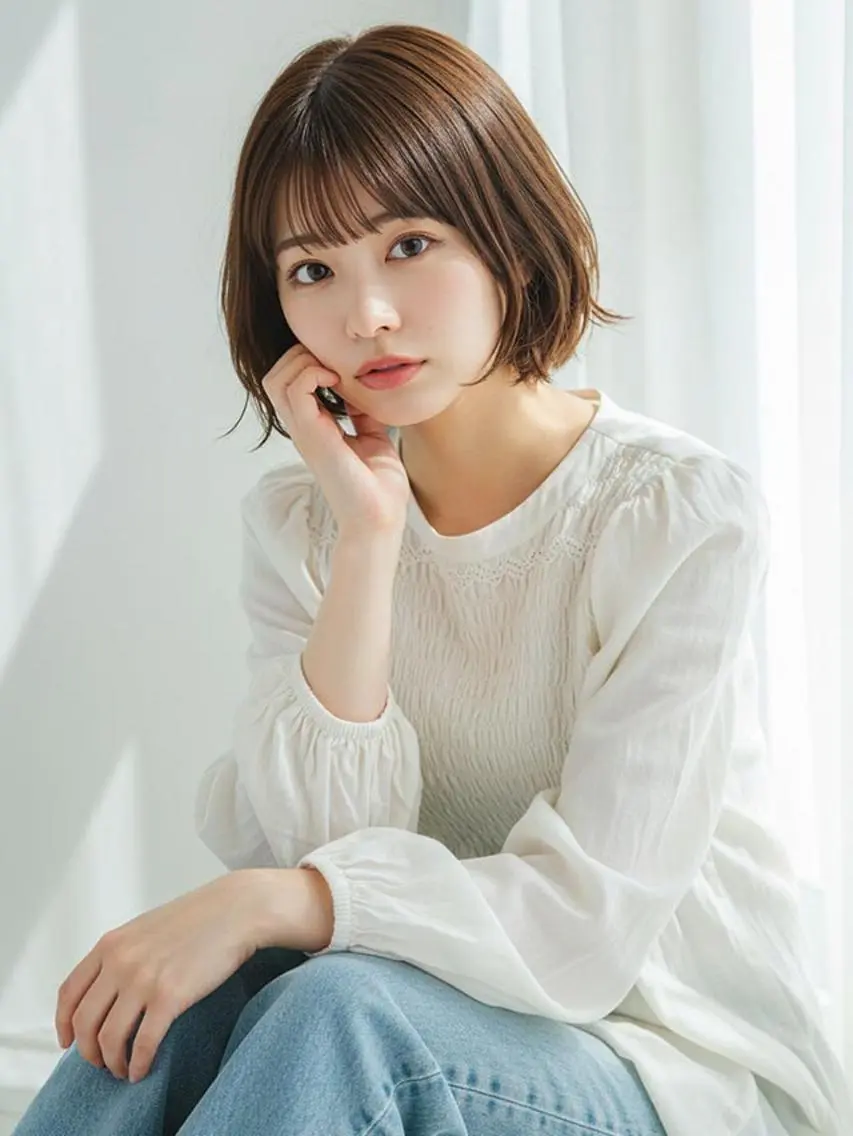 カラー バレイヤージュ ブリーチ ケアブリーチ ダブルカラー イヤリングカラー Ｈelena きらのヘアスタイル