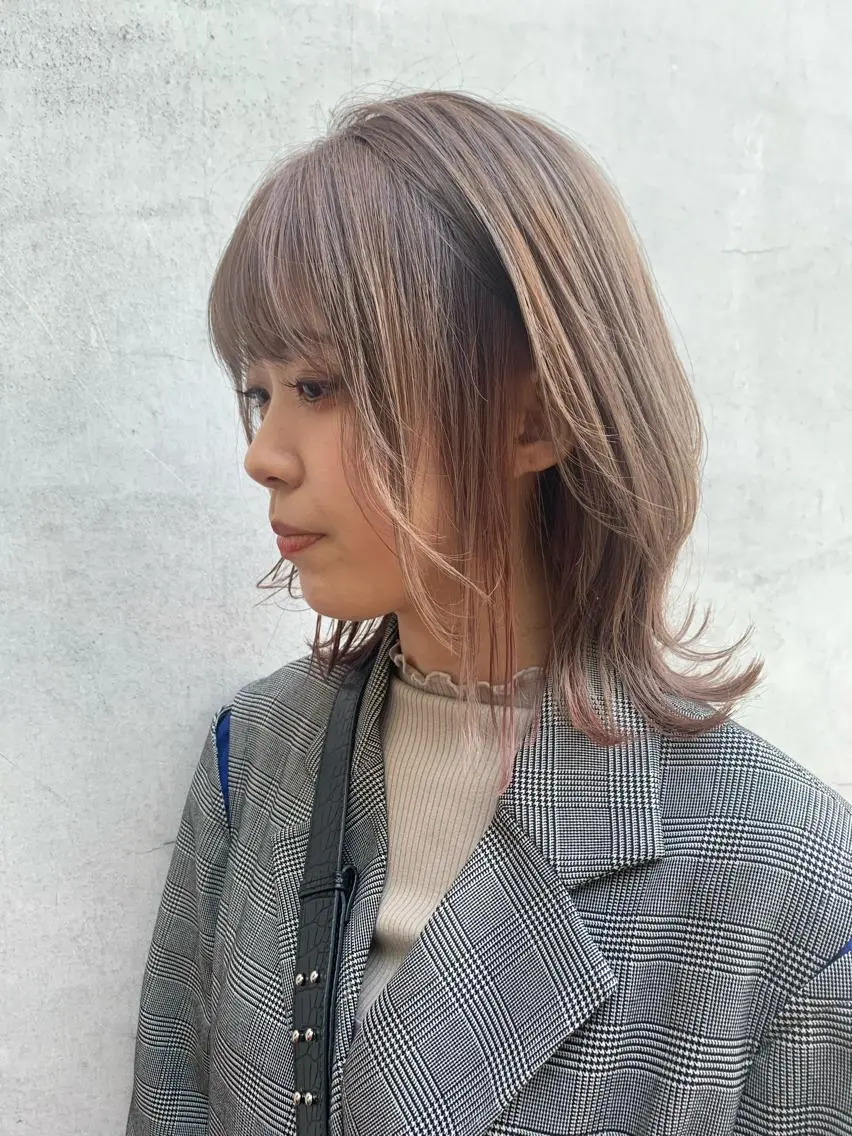 ミディアム カラー 髪質改善☆ 縮毛矯正miyuのヘアスタイル