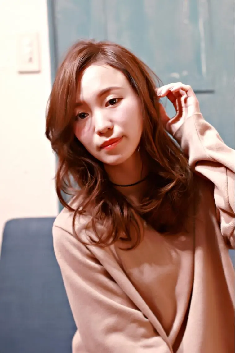 ミディアム アメリラブヘアー 土屋 洋平のヘアスタイル