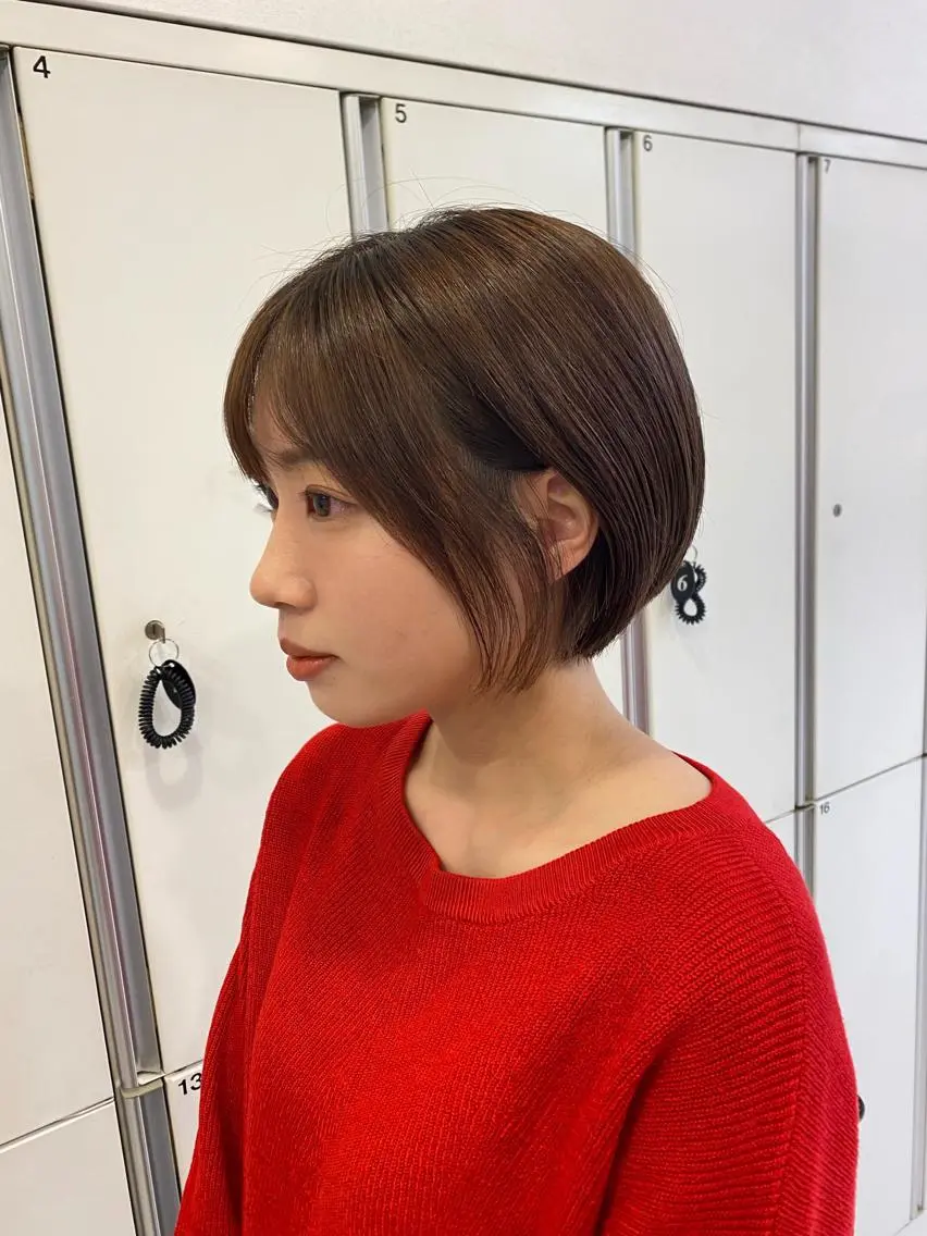 ショート 丸みショート ショートヘア 田谷 夏生のヘアスタイル