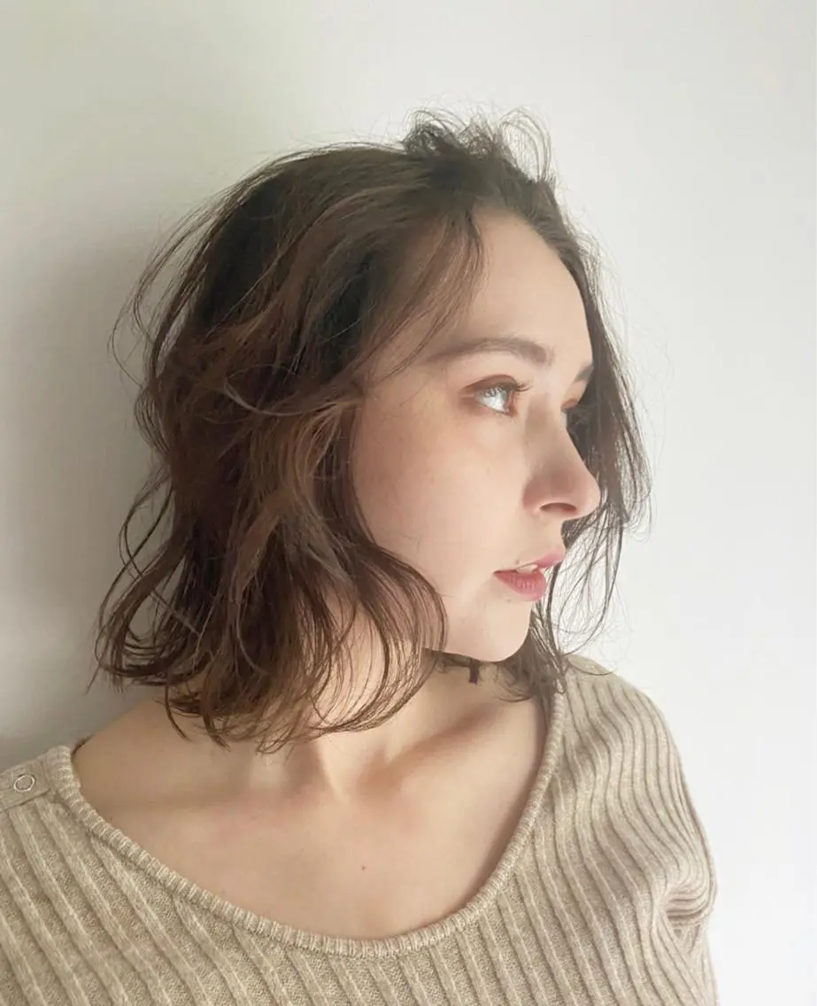 ショート ボブ 外国人風カラー ヘアカラー トリートメント scene. haraのヘアスタイル