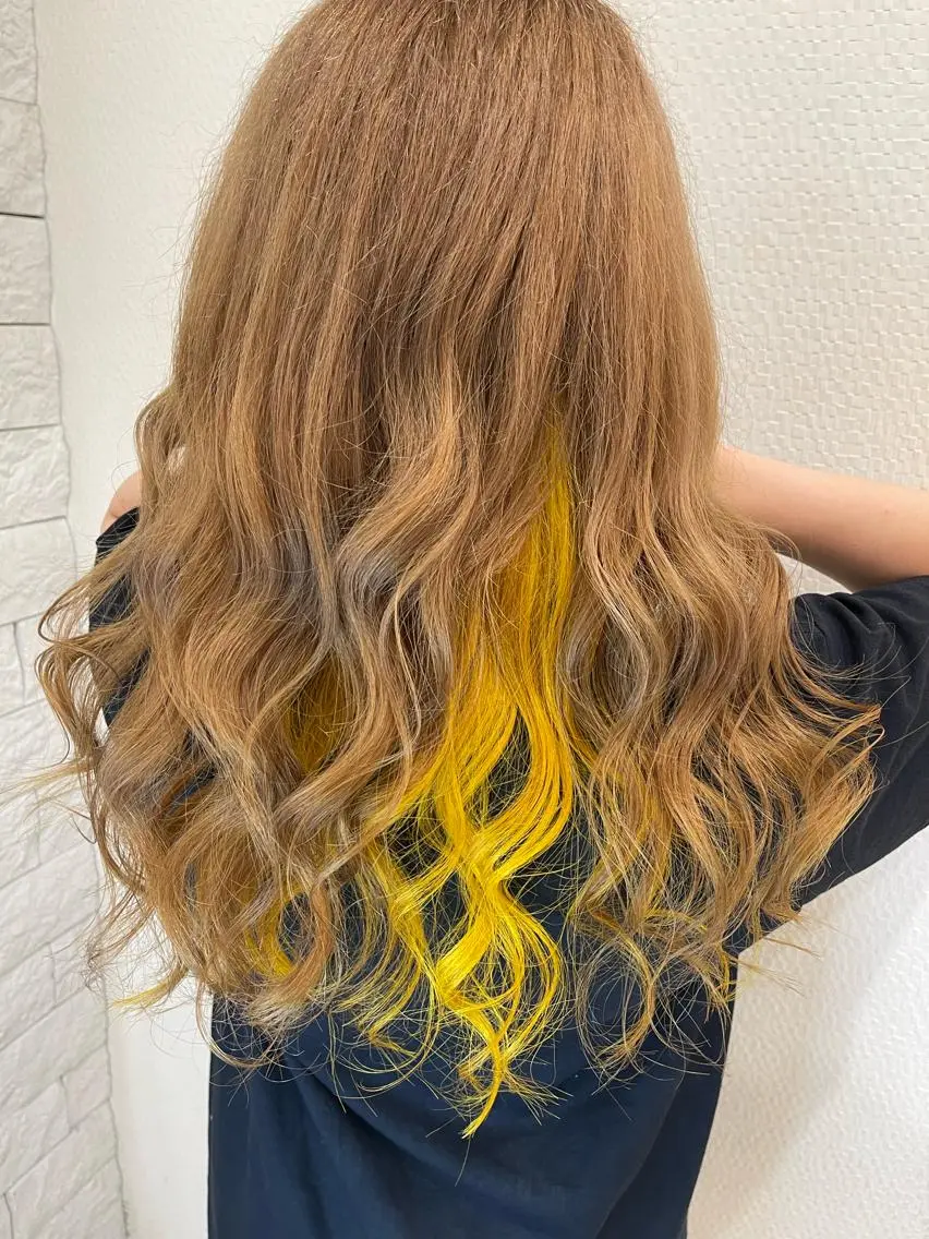 カラー ヘアカラー トリートメント Kazu 🌠名古屋 ハイトーン/レイヤーのヘアスタイル