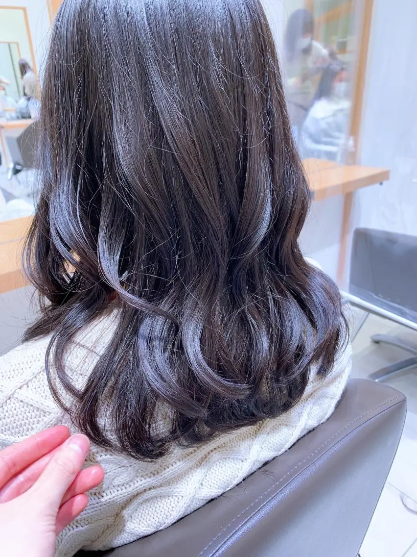 ロング パーマ ARMONY秋山輝也 コテ巻き風パーマ特化のヘアスタイル