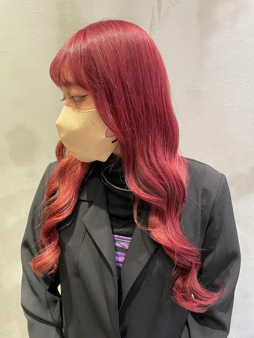 ロング カラー バレイヤージュ ブリーチ 透明感カラー ダブルカラー グレージュ ハイトーン×髪質改善 KENTAのヘアスタイル