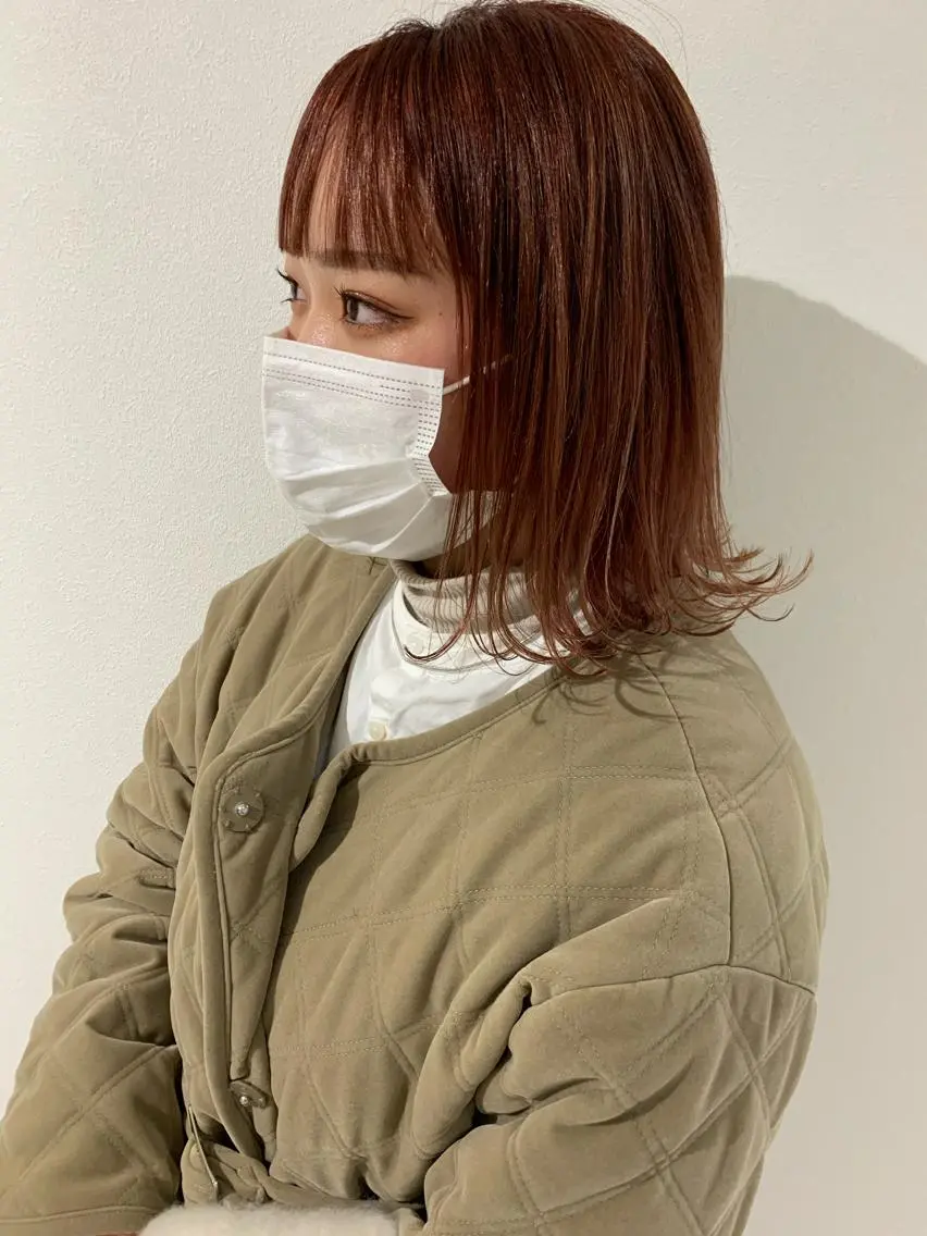 ミディアム カラー ANY／SUE 千葉パーマのヘアスタイル