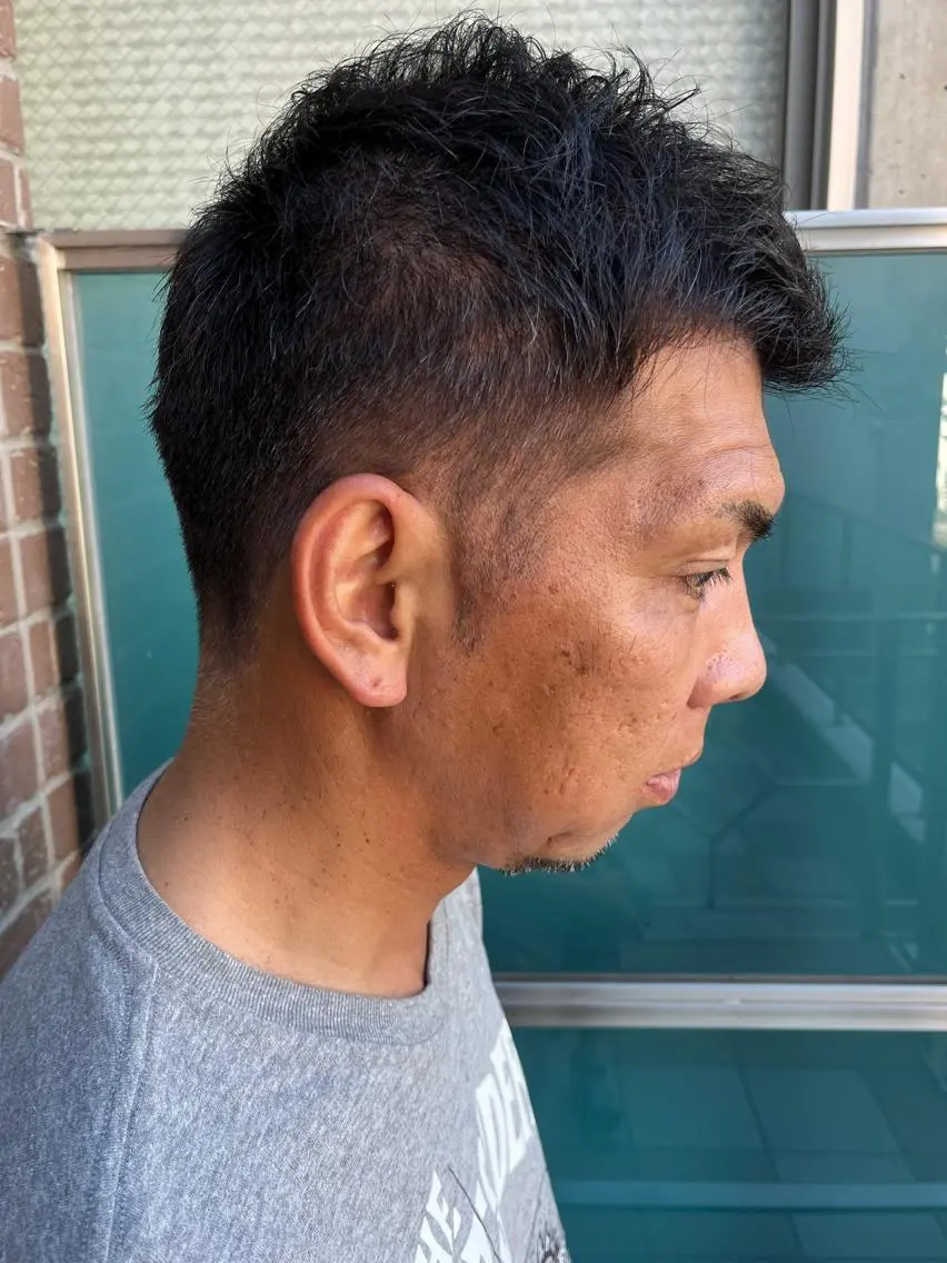 ショート カラー パーマ ヘアアレンジ メンズ キッズ ネイル マツエク・マツパ アイブロウ メンズブリーチ メンズハイライト メンズインナーカラー メンズ韓国風 ブリーチ 久木原 ゆりのヘアスタイル
