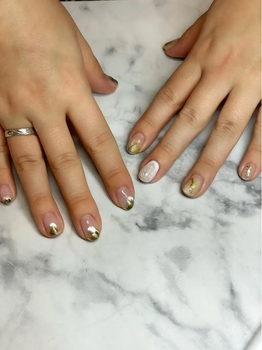 ネイル アートネイル ハンドネイル フットネイル with hues AYAのネイルデザイン