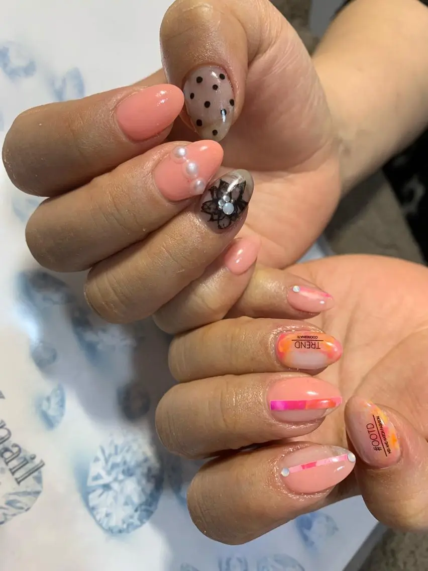 ネイル 春ネイル ハンドネイル LIAN- nailのネイルデザイン