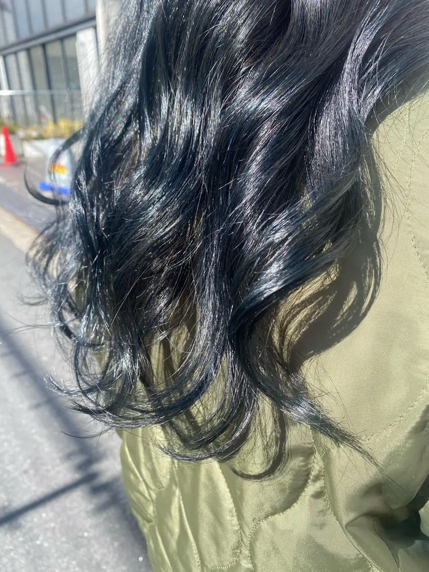 セミロング カラー ヘアアレンジ niconail 🧣ayu 📍烏山のネイルデザイン
