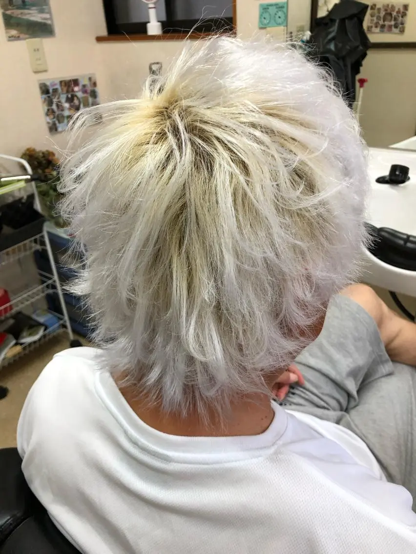 ショート カラー 石塚 浩のヘアスタイル
