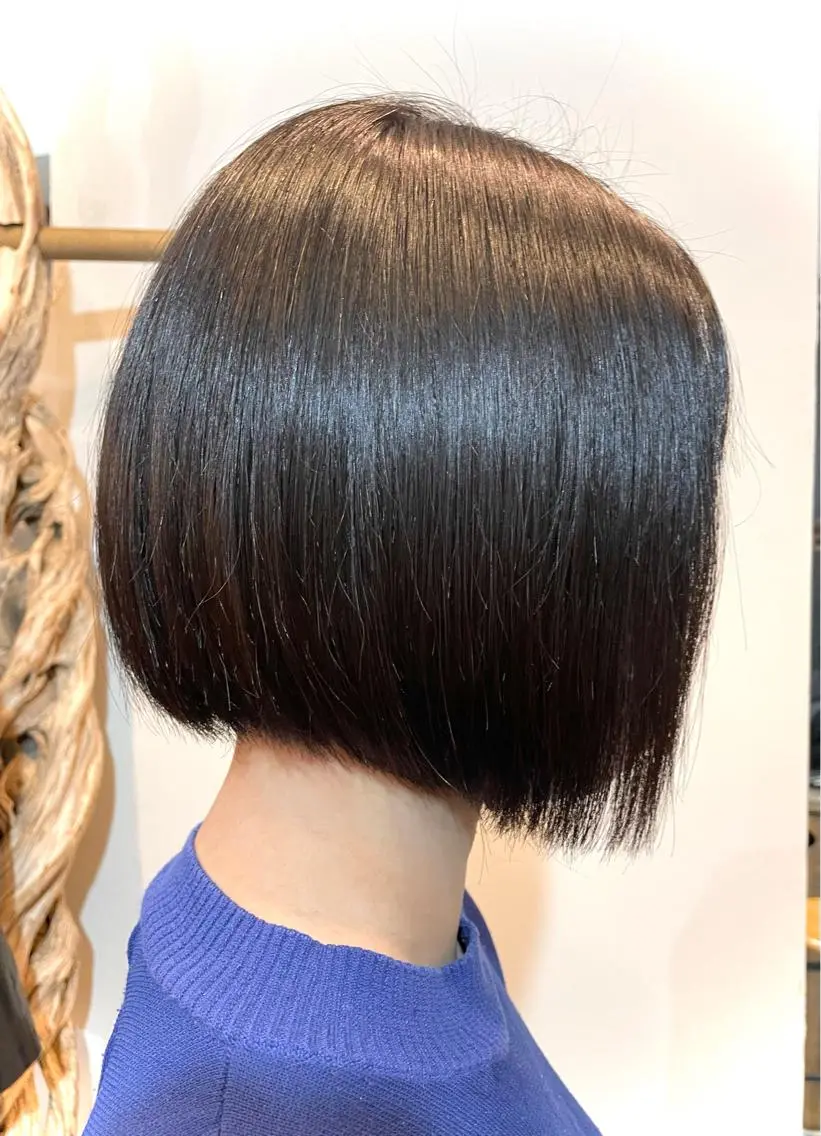 ショート 前下がりボブ ボブ 中野 ゆかのヘアスタイル