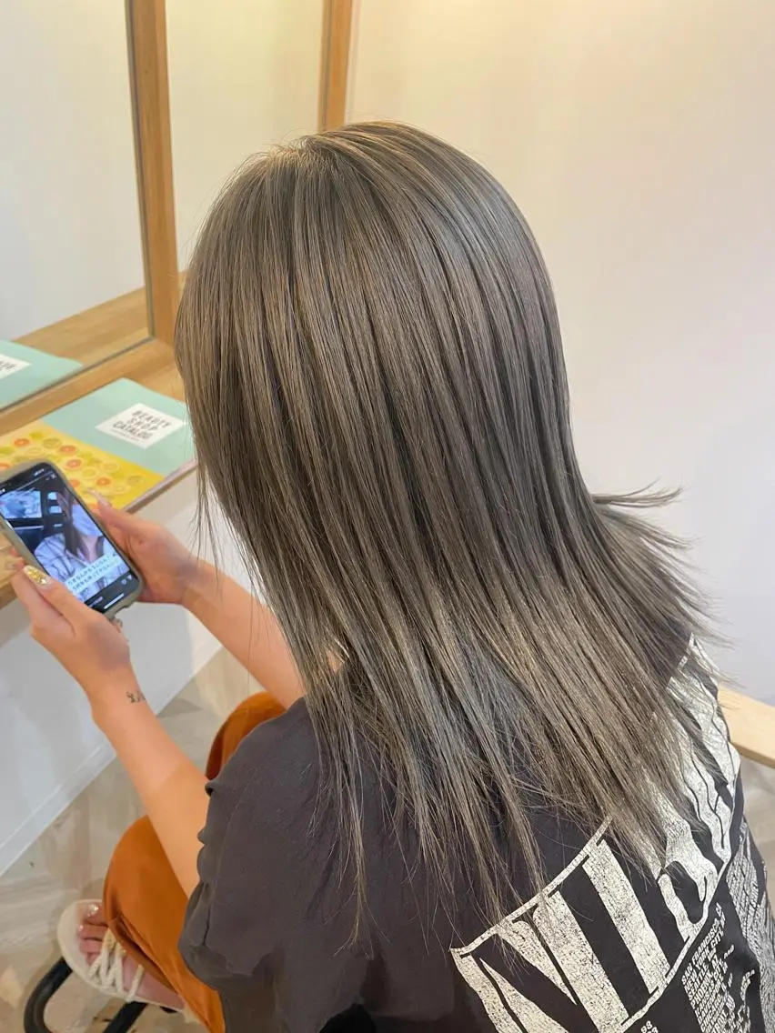 カラー グレージュ ヘアカラー Matsubara asuka  ☪︎のヘアスタイル