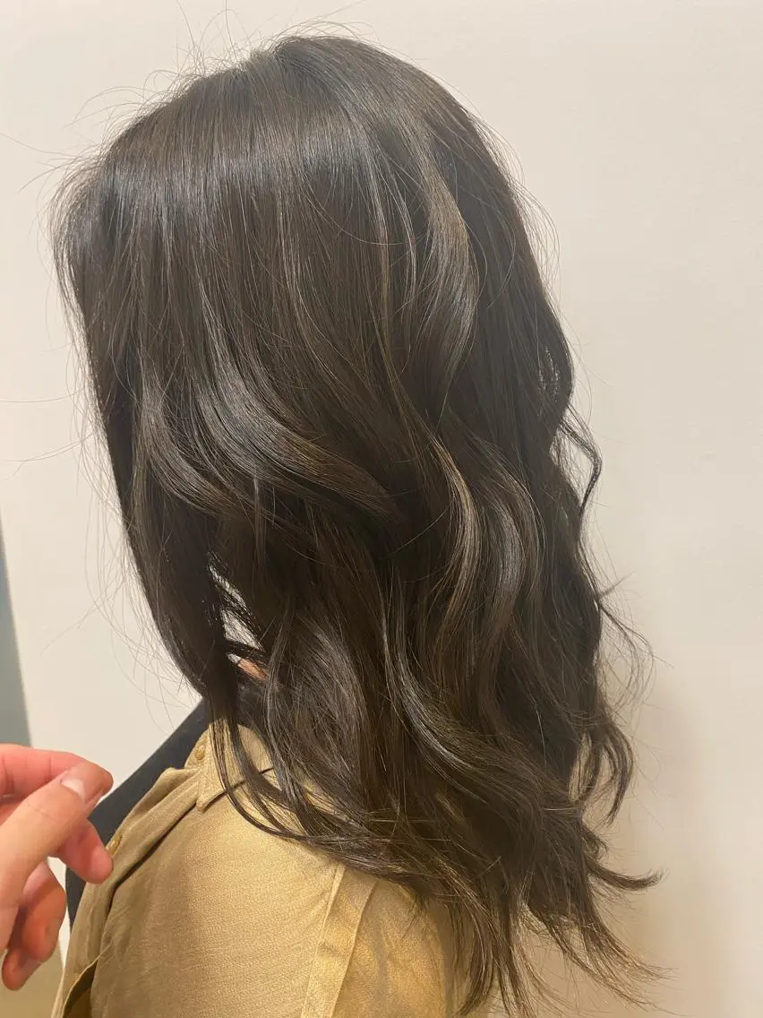 ミディアム ハイライト ヘアカラー トリートメント 合志宗真/店長 /新規指名No.1のヘアスタイル