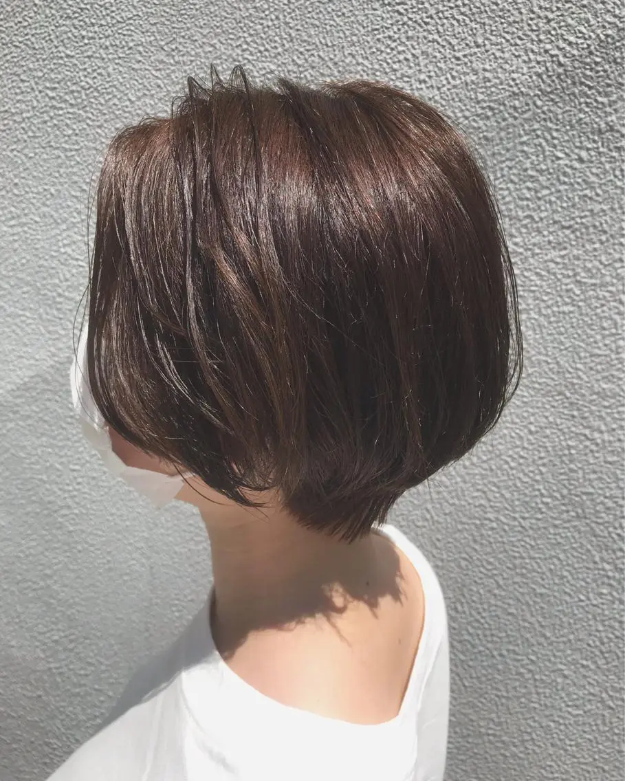 ショート ショートヘア カット ヘアカラー トリートメント ayane⭐️ボブ・ ショート・パーマのヘアスタイル