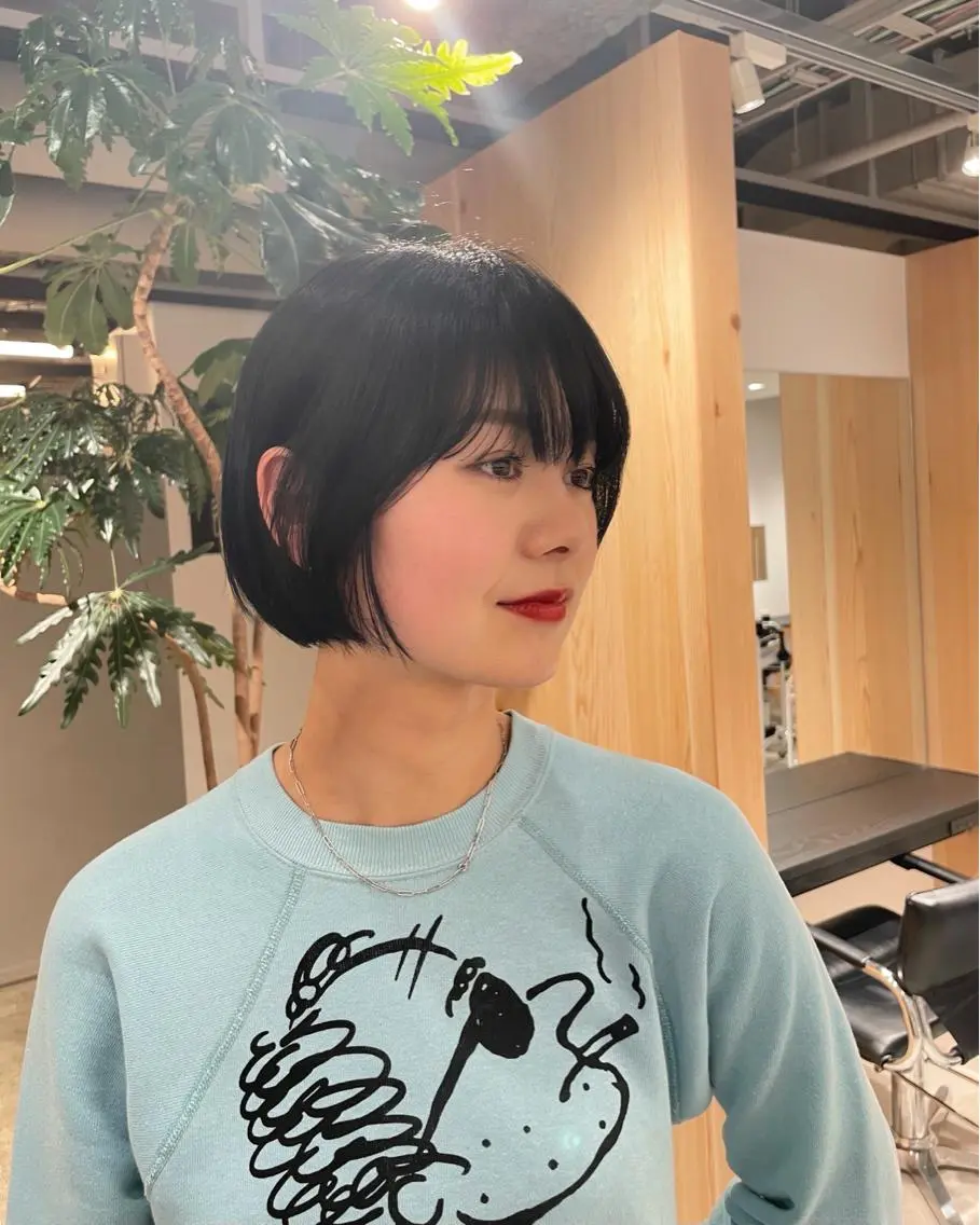 ショート カラー カット ヘアカラー トリートメント センスをお届けします 大谷将生infpのヘアスタイル