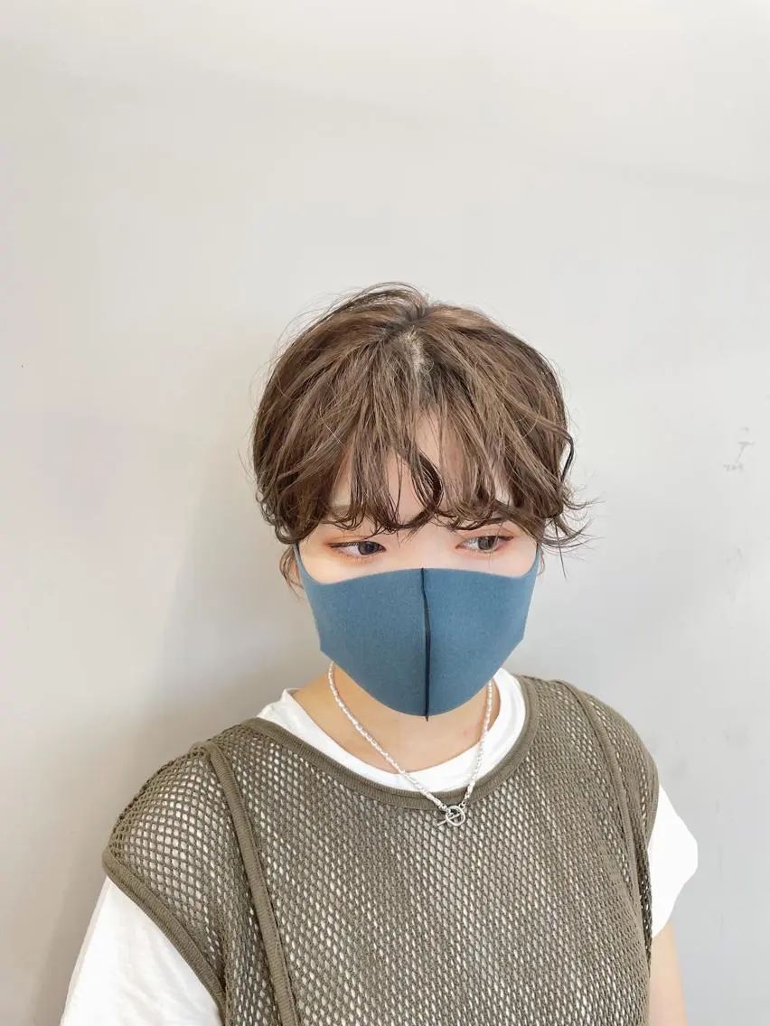 ショート カラー カット ヘアカラー 関 京磨のヘアスタイル