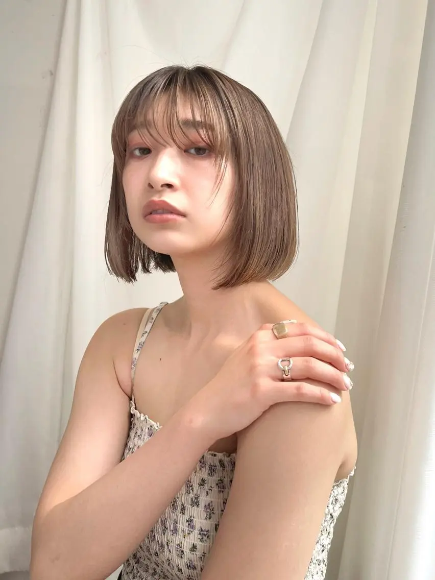 ショート カット ヘアカラー トリートメント レイヤー専門家 ダブルカラー修のヘアスタイル