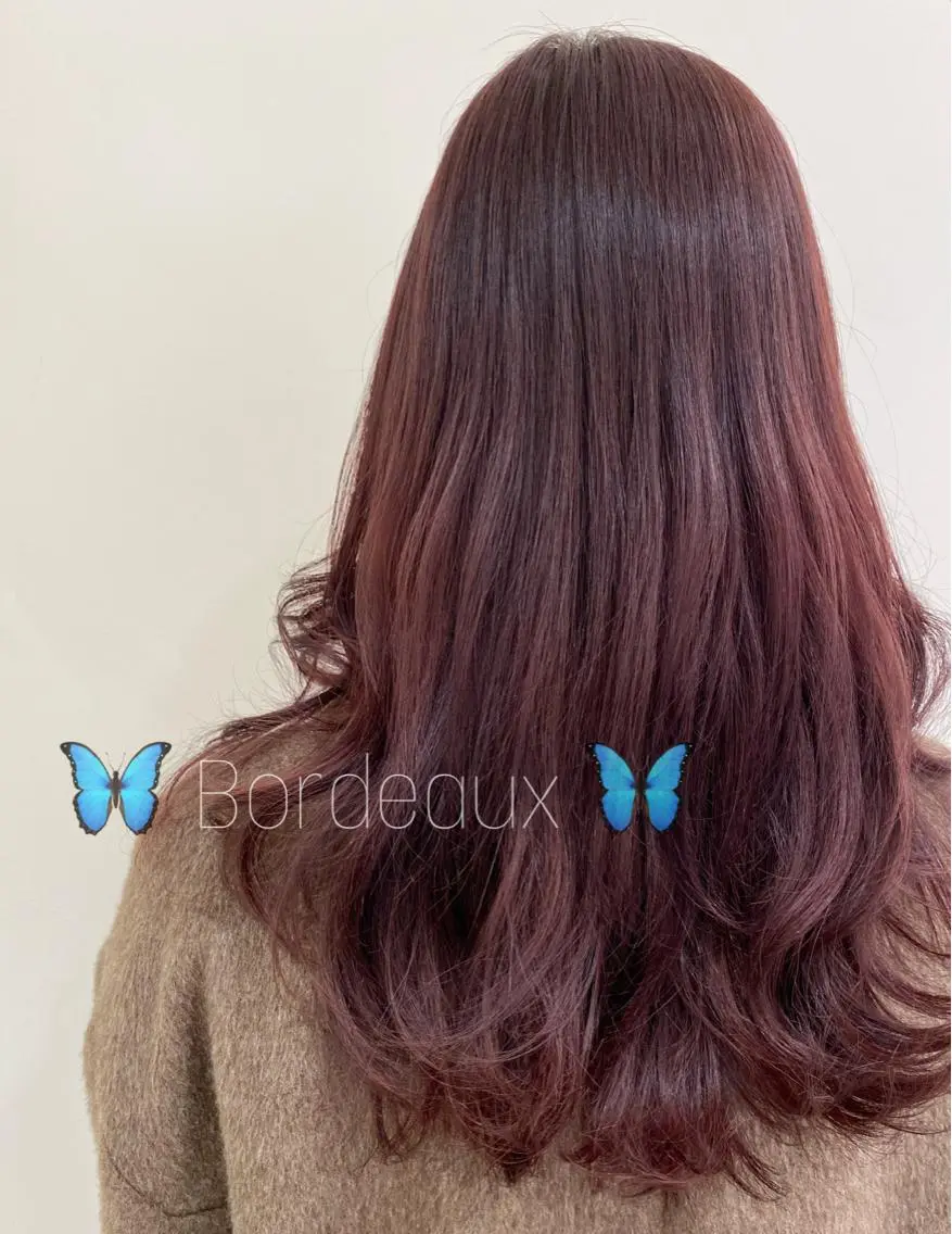 ロング カラー 銀座メンズ専門🖤 叶奈々のヘアスタイル