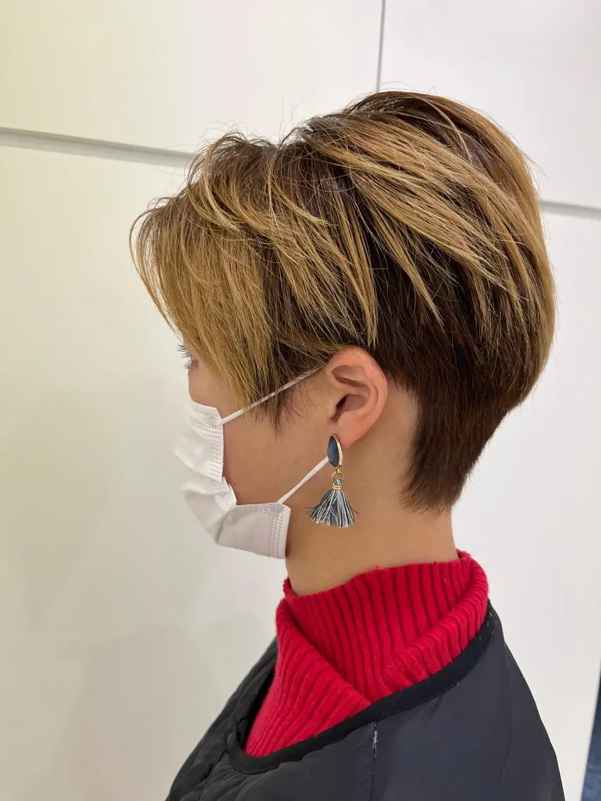 ショート ショートヘア 山森 大地のヘアスタイル